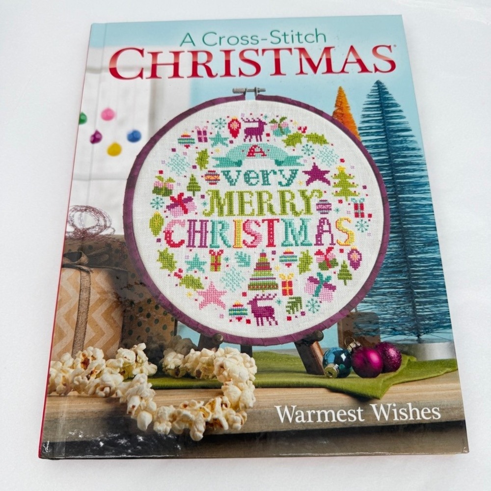 A Cross-Stitch Christmas Warmest‎ Wishes Patterns Holiday Craft Book Craftaways